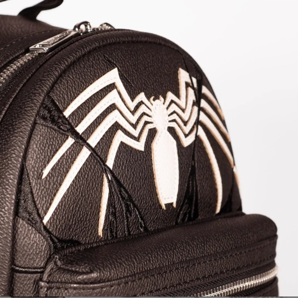 Loungefly Venom Symbiote Marvel Mini Backpack & Wallet Set. Japan exclusive